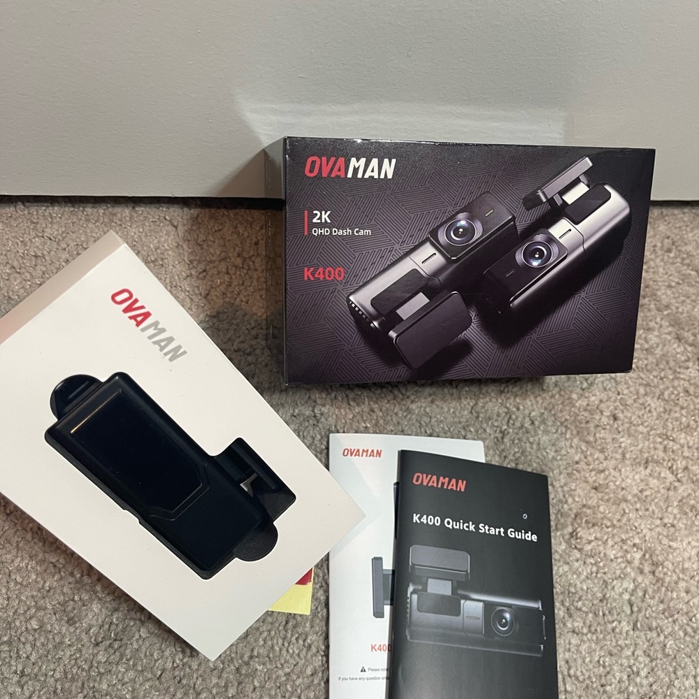 OVAMAN K400 2K QHD Dash Cam